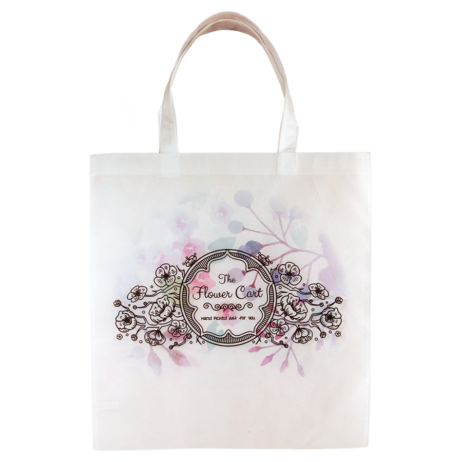 Customized 15 x 15 White polyester bag