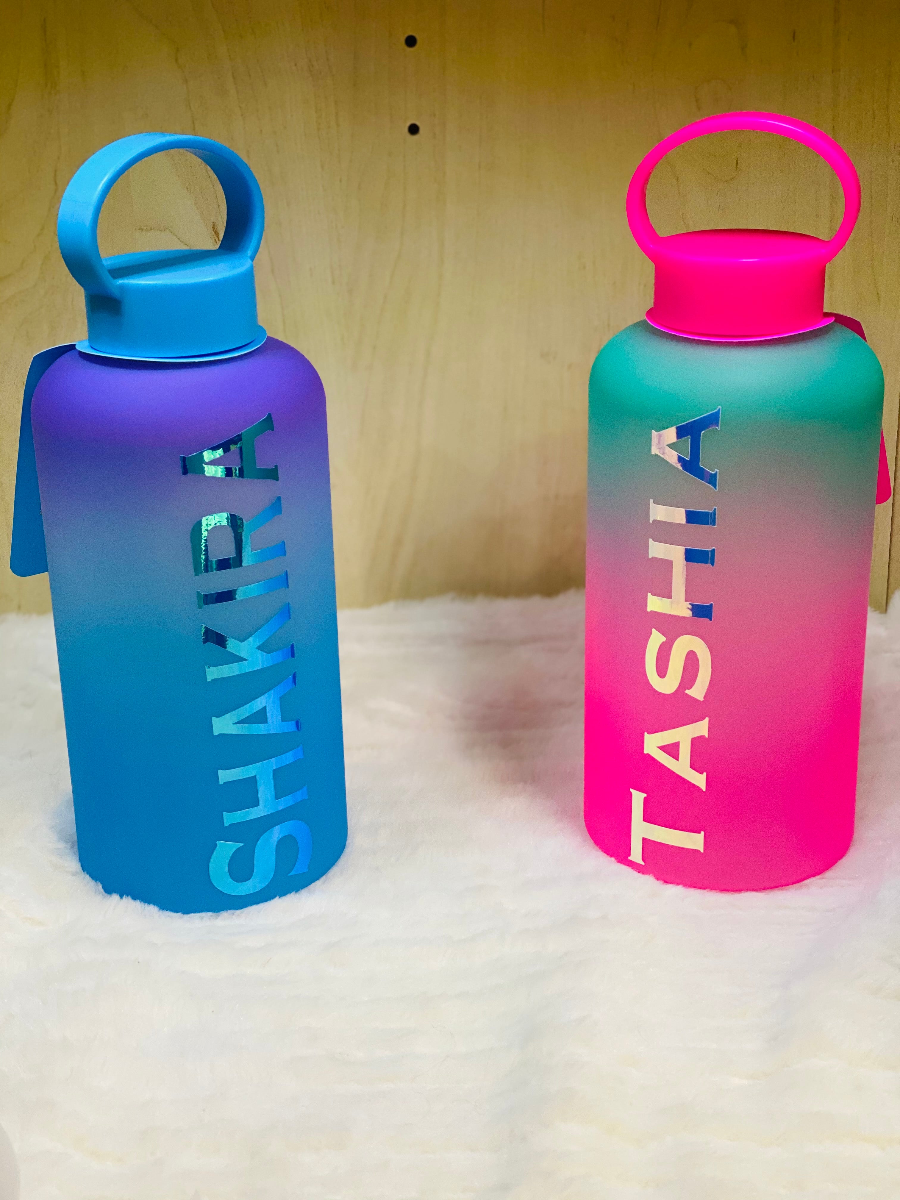 Ombré 1 liter water bottle